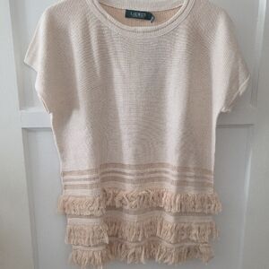 Ralph Lauren Cream Knit Top